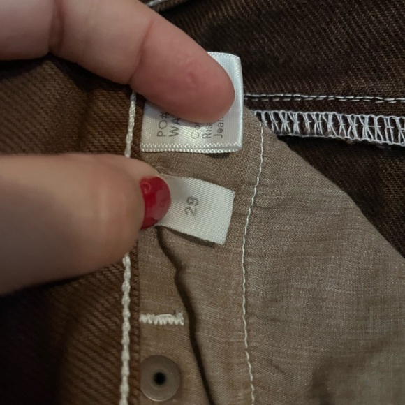 Reformation Brown Straight Leg Jeans - Picture 5 of 16